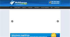 Desktop Screenshot of multiexpresscargo.com
